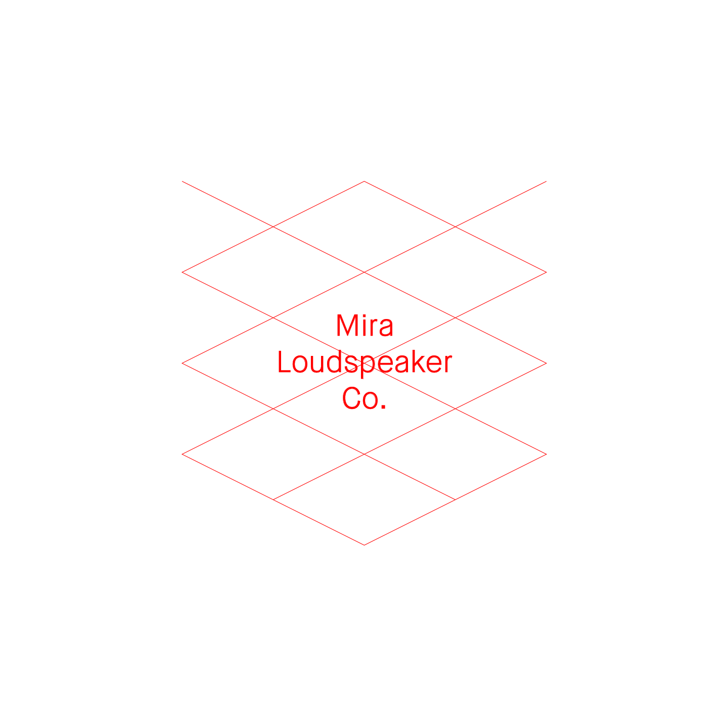 Mira Loudspeaker Co. Brand Identity Design, Product Design