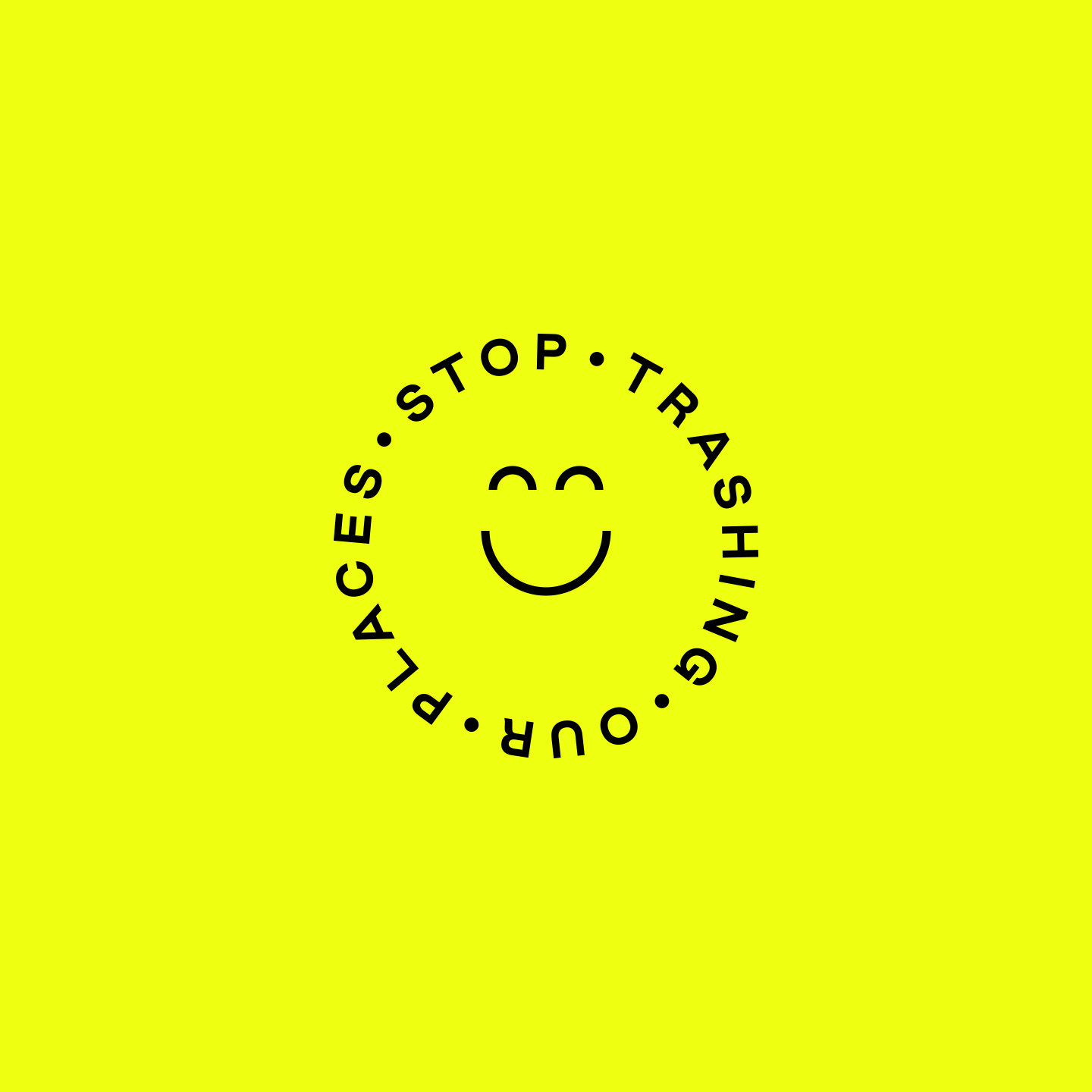 Stop Trashing Our Places Brand Identity Design
